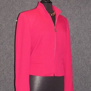 Talbots Wool Bold Pink Jacket made in Italy